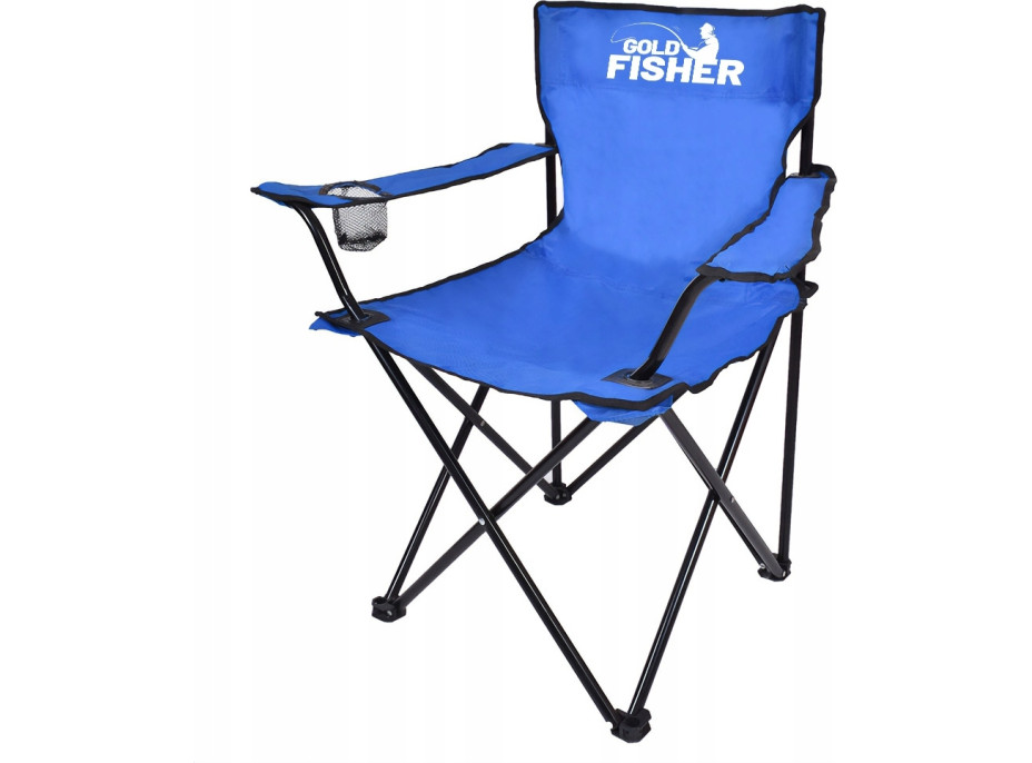 Skládací rybářská židle HUGO - modrá