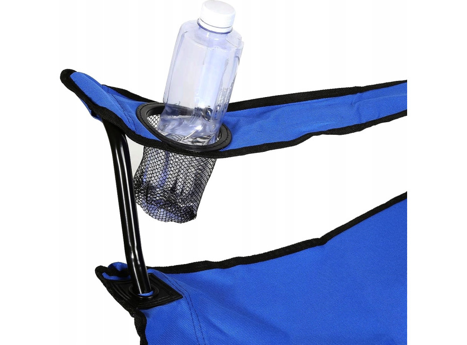 Skládací rybářská židle HUGO - modrá