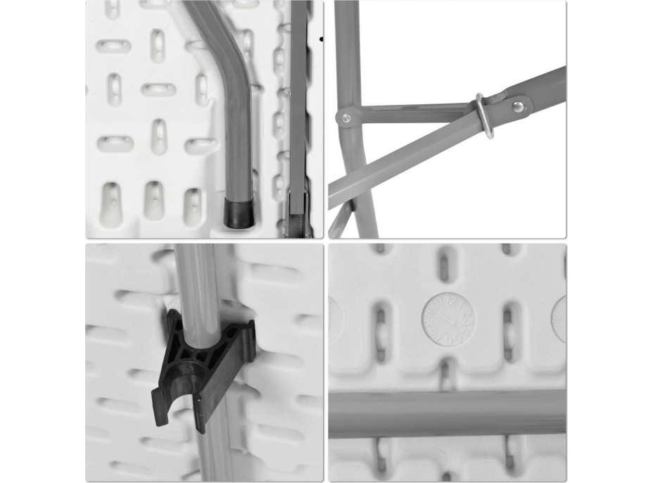 Cateringový stůl BUFET WHITE 200x90 cm - bílý