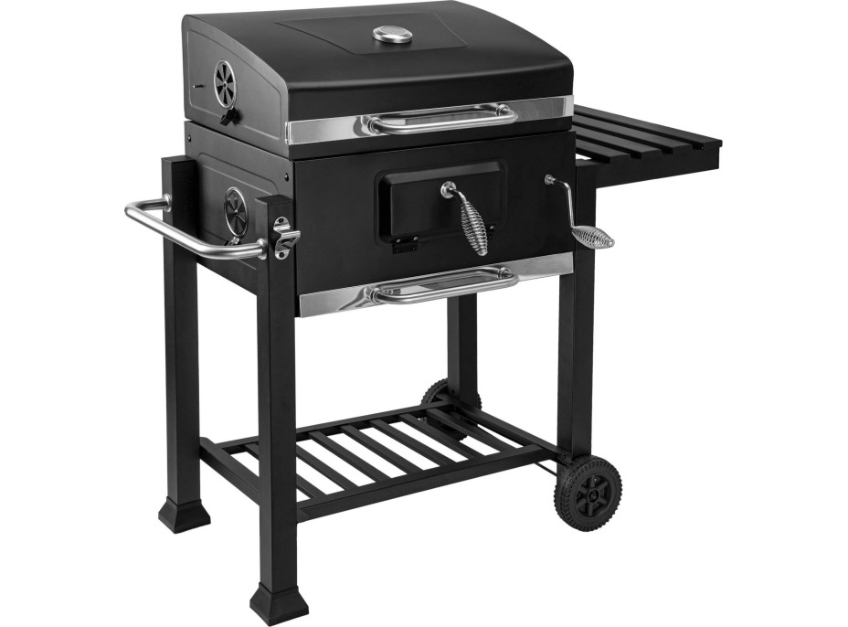Gril na dřevěné uhlí VULCAN s litinovým roštem