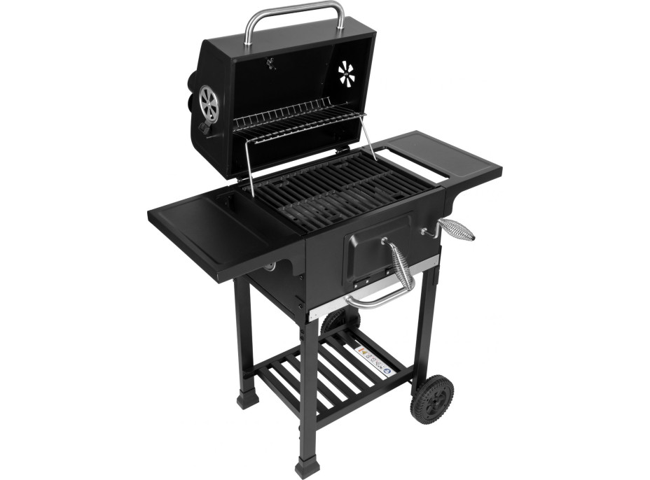 Gril na dřevěné uhlí FERRO s litinovým roštem