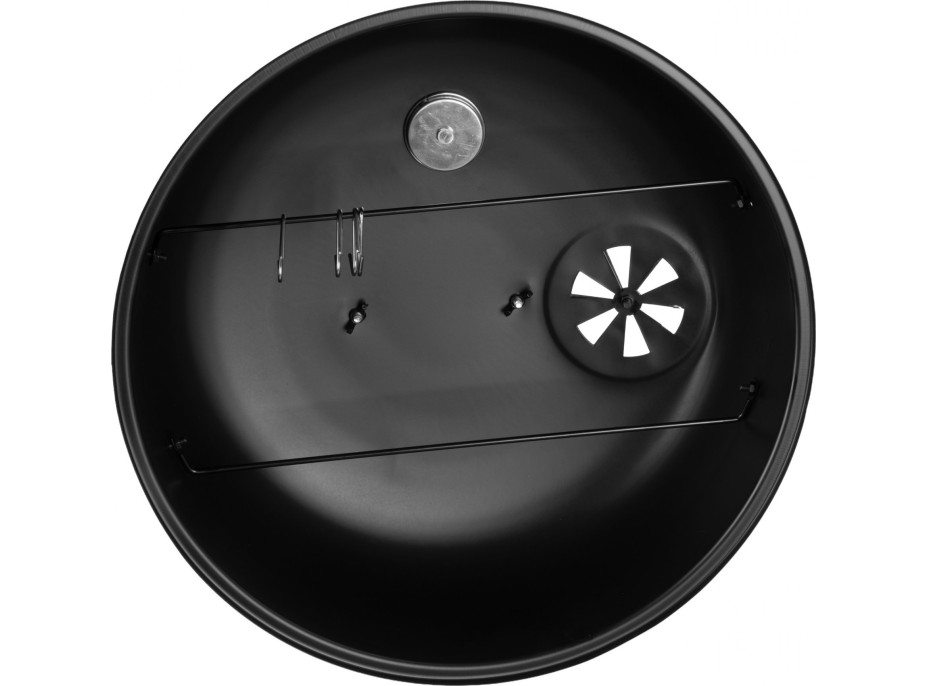 Gril na dřevěné uhlí s udírnou FUMARO