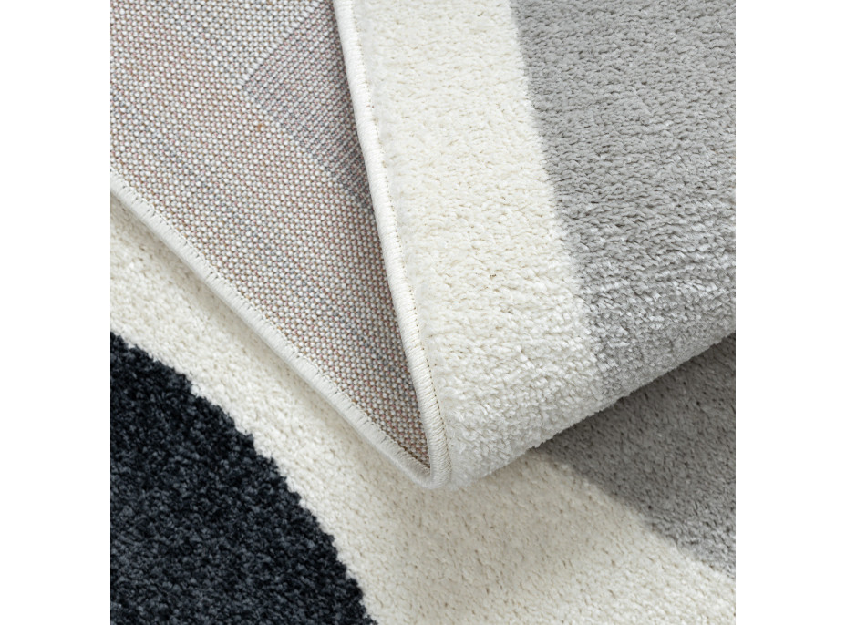 Kusový koberec Fusion 0213 white/dark pink