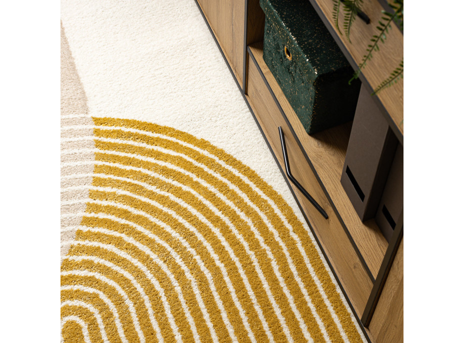 Kusový koberec Fusion 0240 cream/yellow