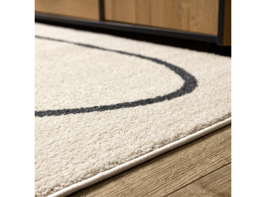 Kusový koberec Fusion 8297 cream/dark grey