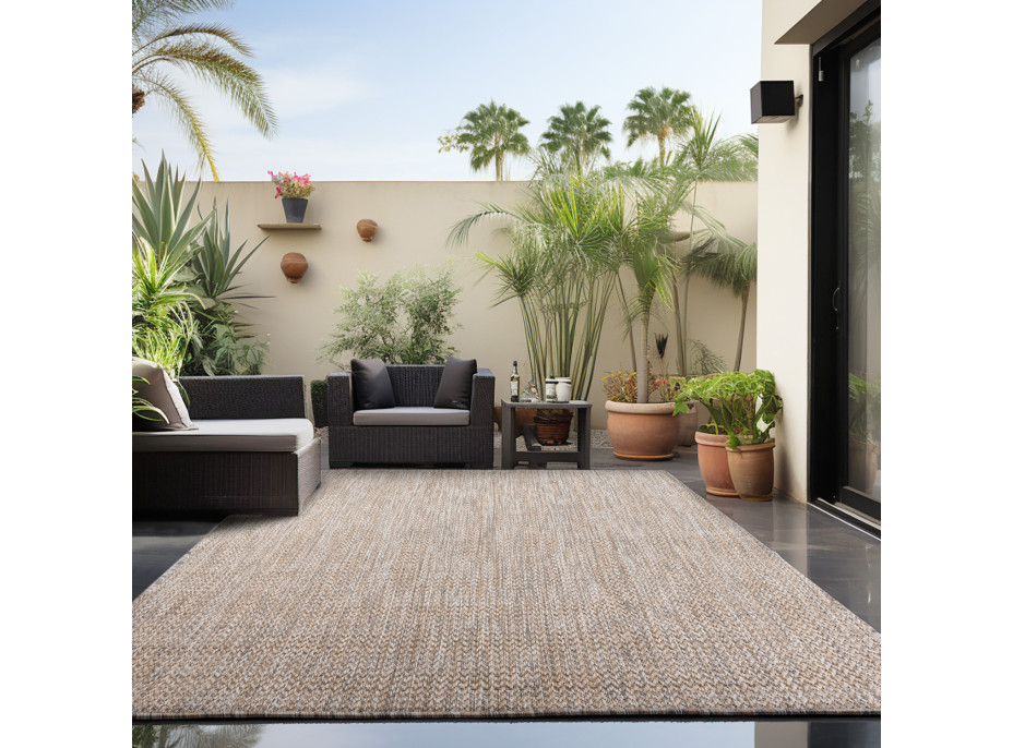 Kusový koberec Zagora 4511 Beige – na ven i na doma