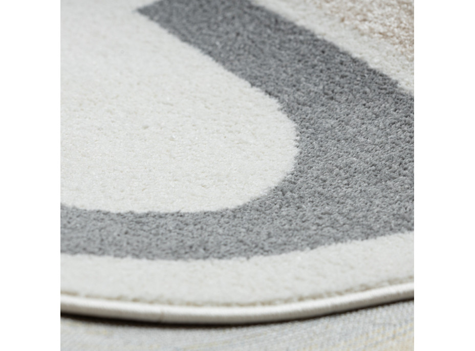 Kusový koberec Fusion 0213 white/yellow