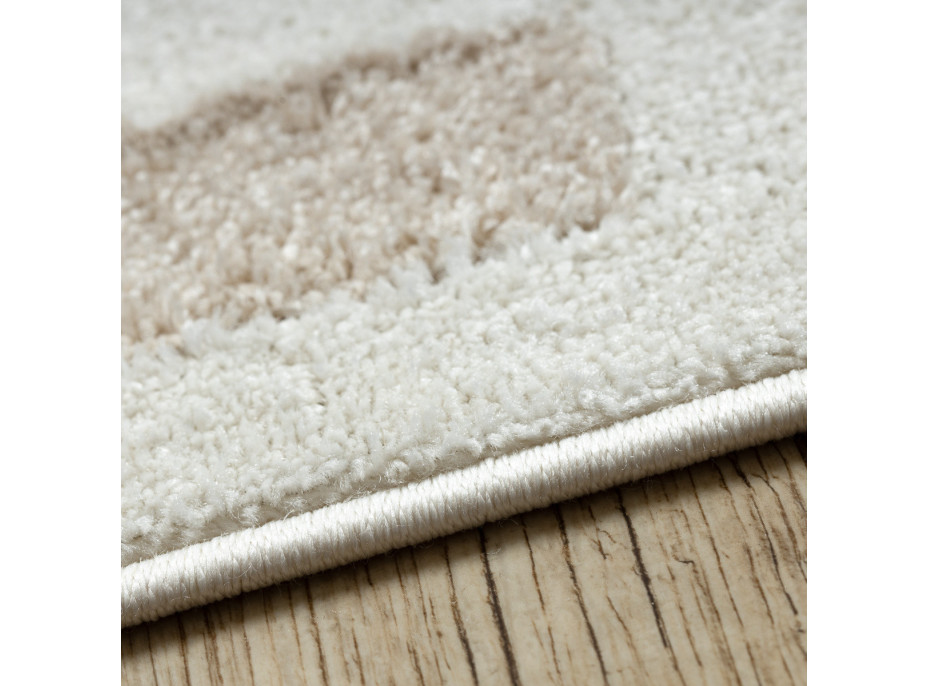 Kusový koberec Fusion 0213 white/yellow