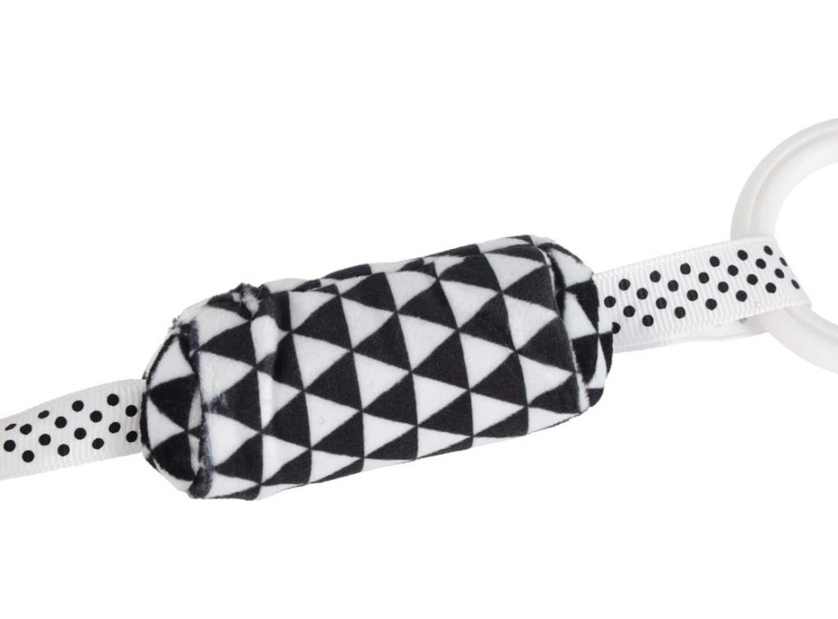 Senzorické kontrastní chrastítko - Sova