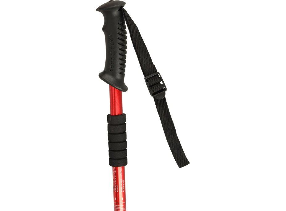 Nordic walking hole skládací 2 kusy - červené