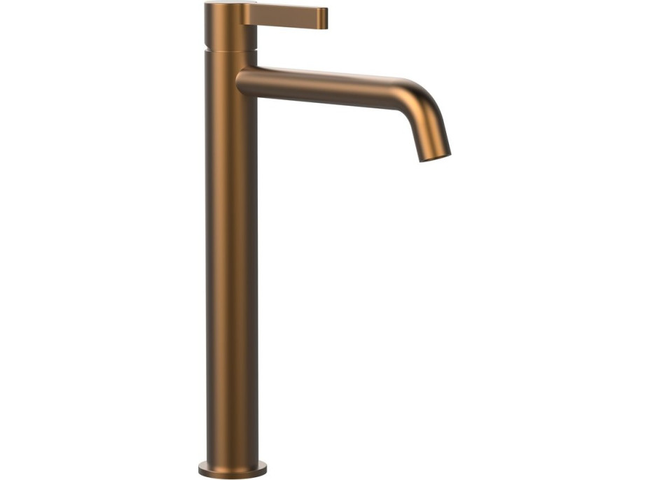 Sapho ICONIC stojánková umyvadlová baterie vysoká, měď mat AF006PG