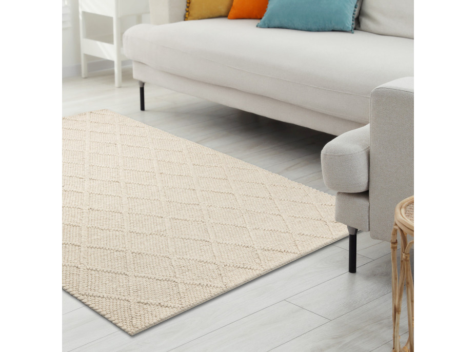 Kusový koberec Tahar 99001B cream