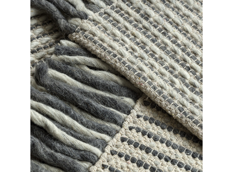 Kusový koberec Tahar 99003F cream/grey