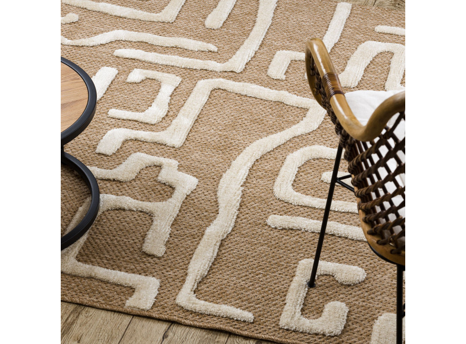 Kusový koberec Spark 0711A beige/cream