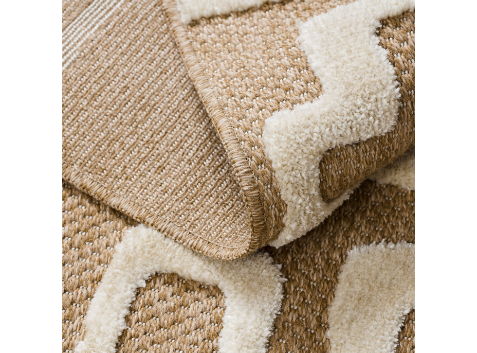 Kusový koberec Spark 0711A beige/cream