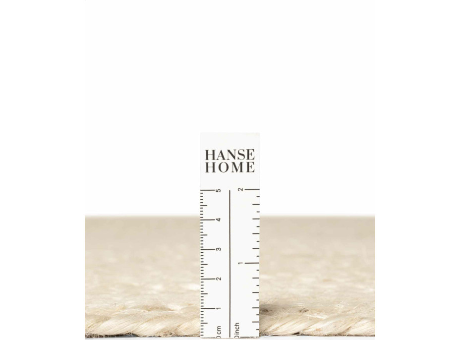 Kusový koberec Jute Braided 106007 Ivory ovál