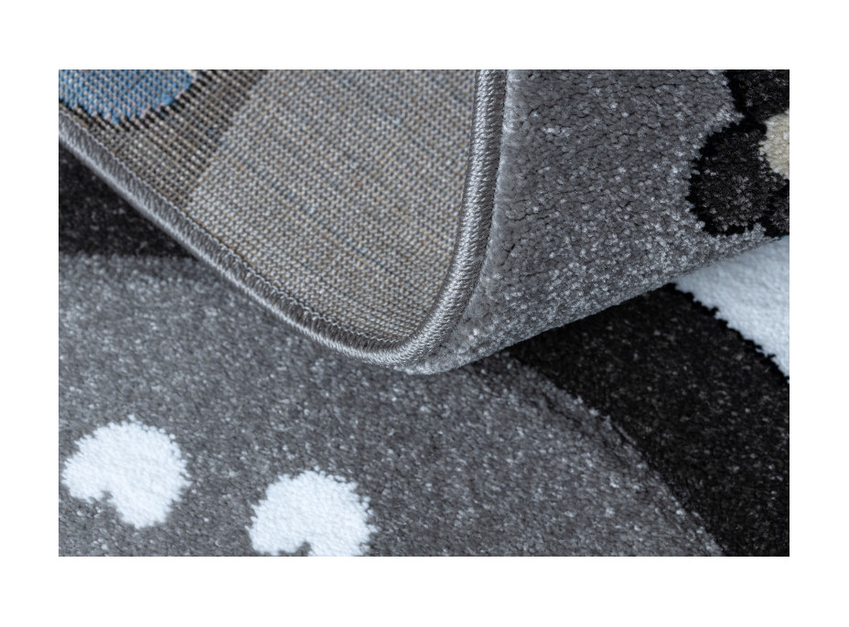 Dětský kusový koberec Petit Farm animals blue, 120x170 cm