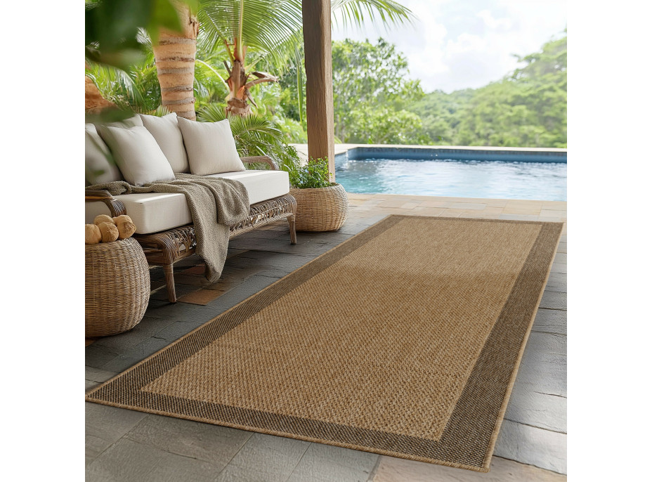 Kusový koberec Timber 1402 beige - na ven i na doma