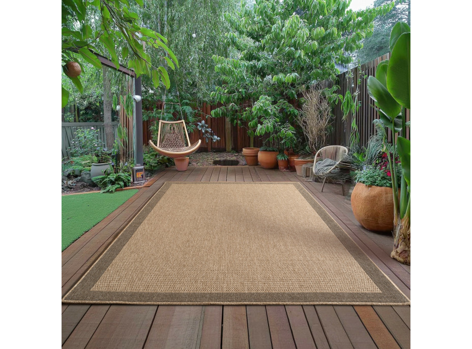 Kusový koberec Timber 1402 beige - na ven i na doma