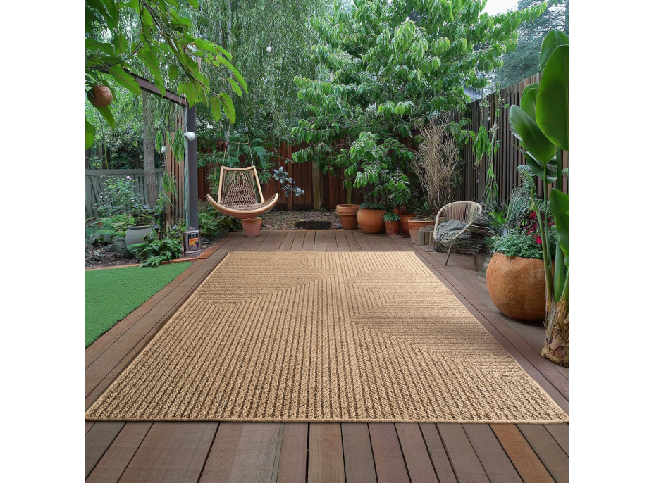 Kusový koberec Timber 1404 beige - na ven i na doma