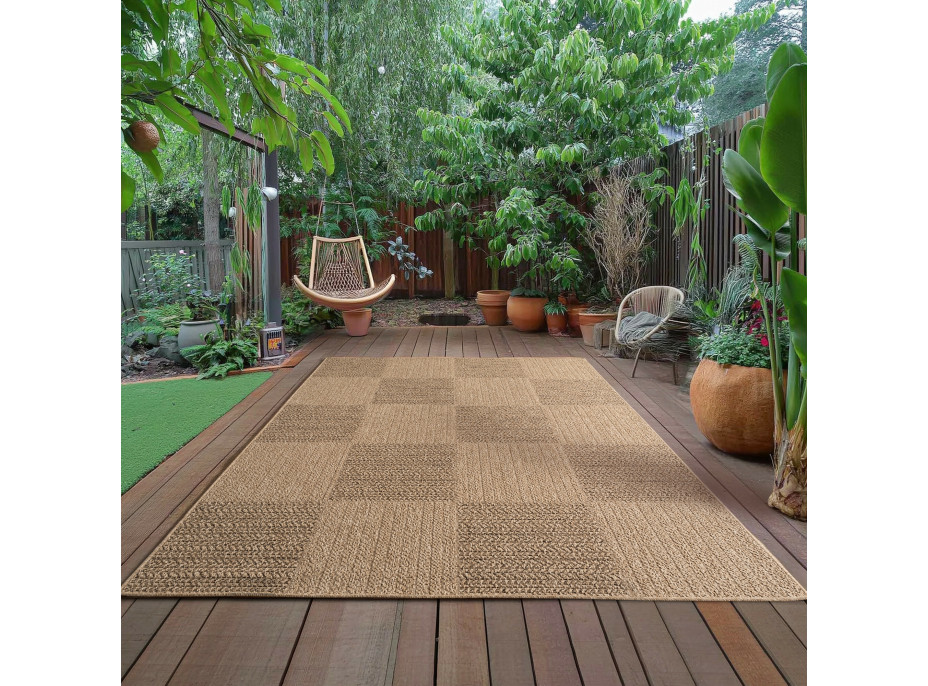 Kusový koberec Timber 1405 beige - na ven i na doma