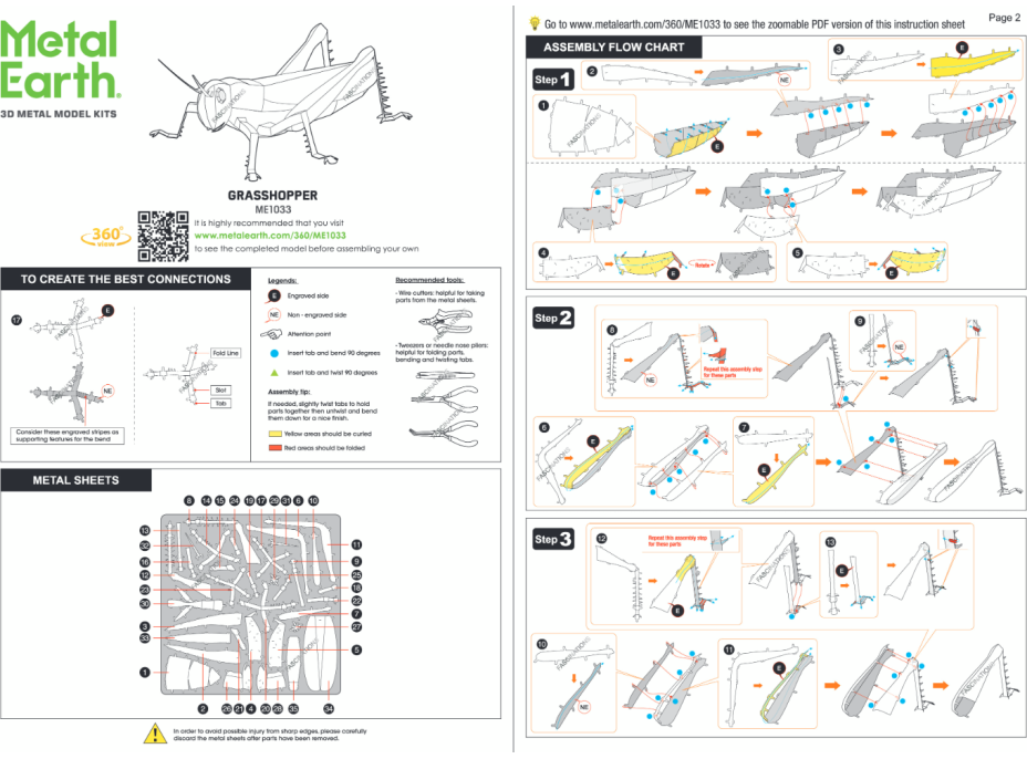METAL EARTH 3D puzzle Luční koník