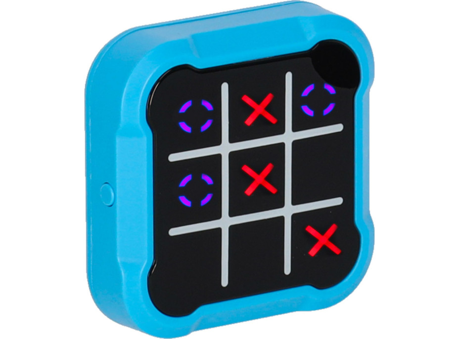 Herní konzole 4v1 Piškvorky - modrá