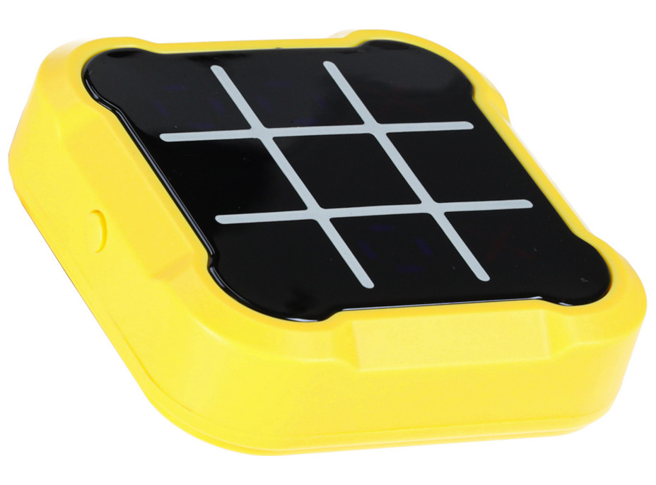 Herní konzole 4v1 Piškvorky - žlutá