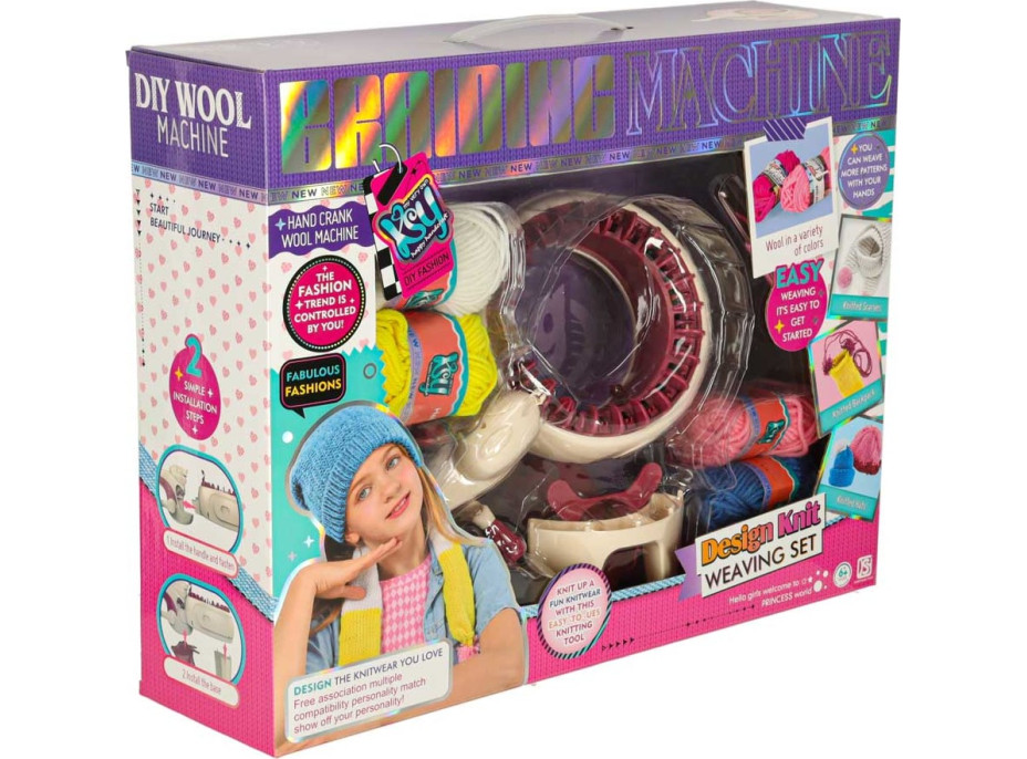 Pletací stroj - 5 přízí