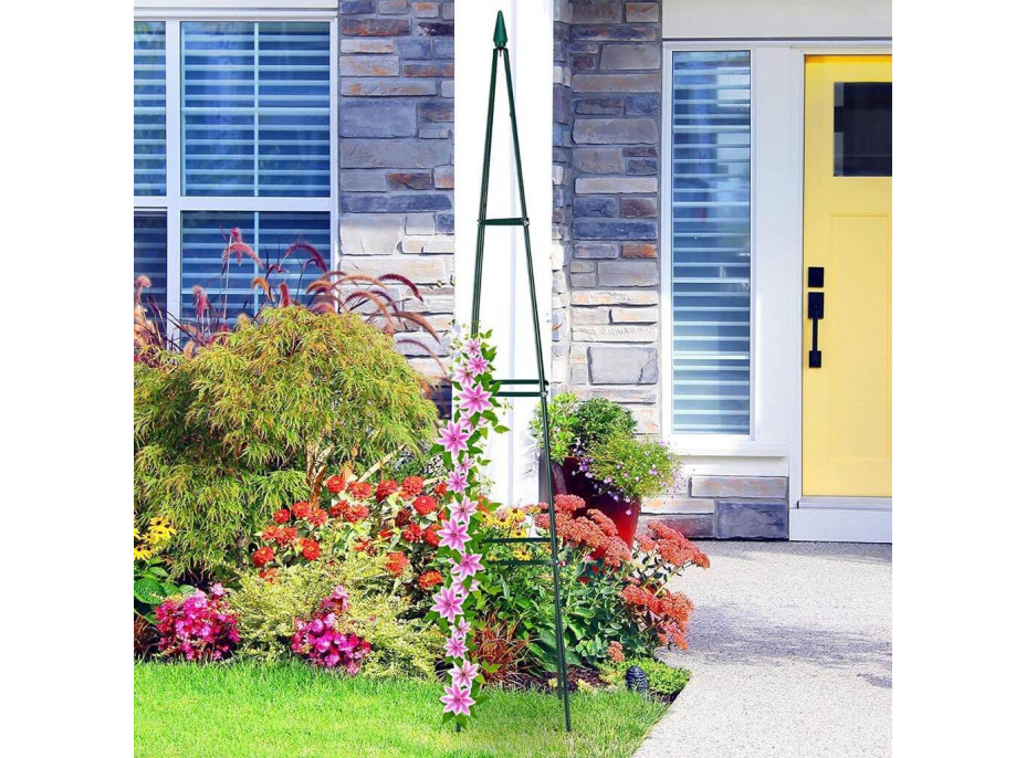 Zahradní kovová pergola LUARO 195 cm - pyramida