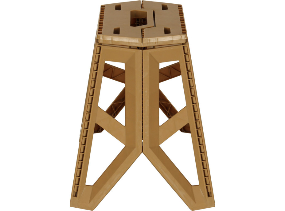 Skládací turistická stolička 39,5 cm - béžová