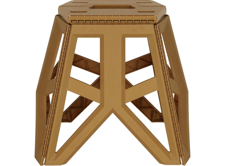 Skládací turistická stolička 39,5 cm - béžová