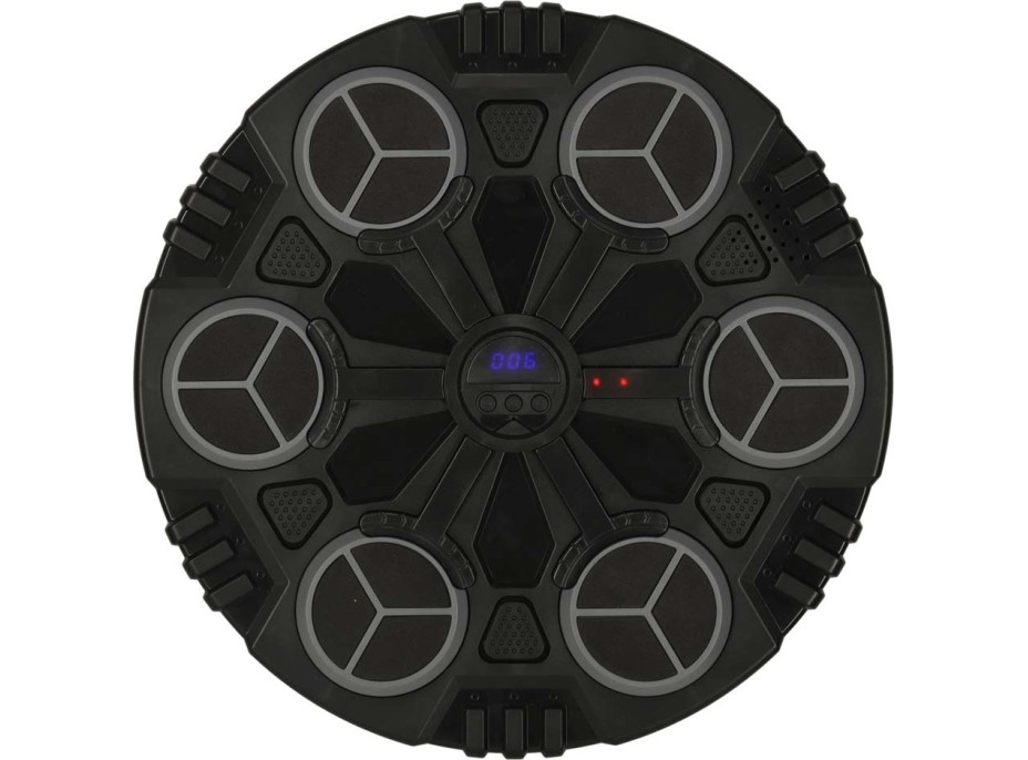 Boxerský nástěnný trenažér KX3009 s Bluetooth, LED a USB + rukavice