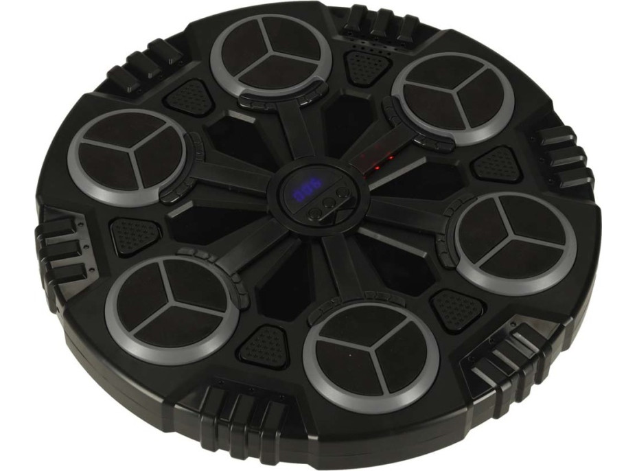 Boxerský nástěnný trenažér KX3009 s Bluetooth, LED a USB + rukavice