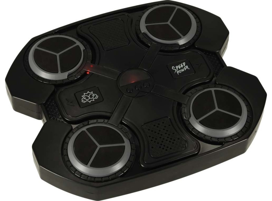 Boxerský nástěnný trenažér KX3008 s Bluetooth, LED a USB + rukavice