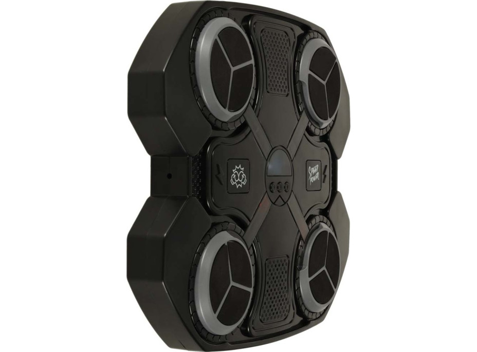 Boxerský nástěnný trenažér KX3008 s Bluetooth, LED a USB + rukavice