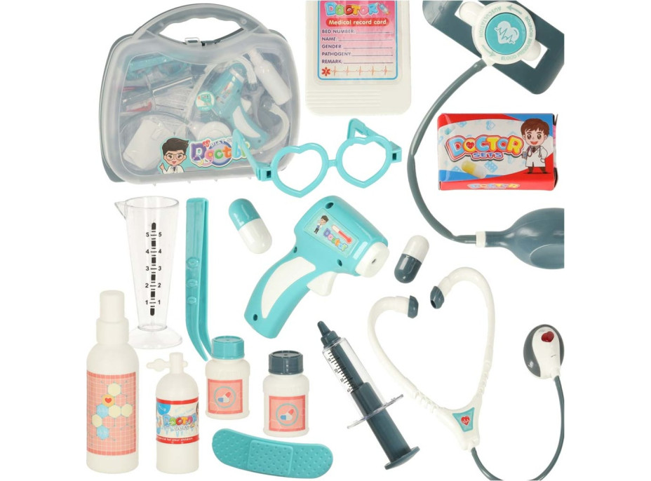 Doktorská souprava v kufříku se zvuky a světlem