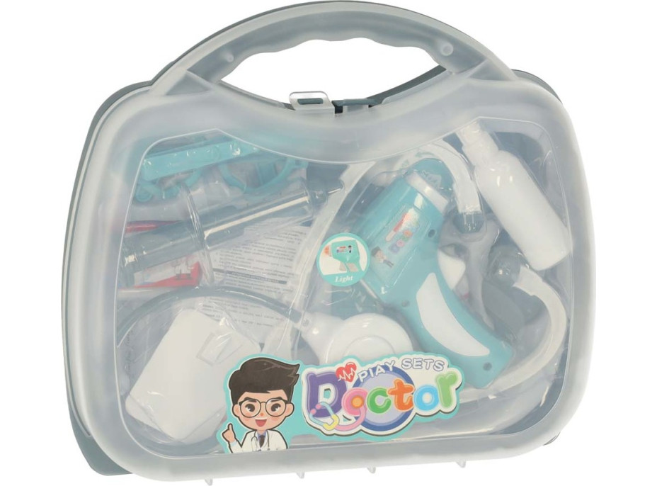Doktorská souprava v kufříku se zvuky a světlem