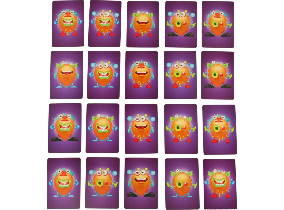 Kreativní stolní postřehová hra Chyťte příšerky