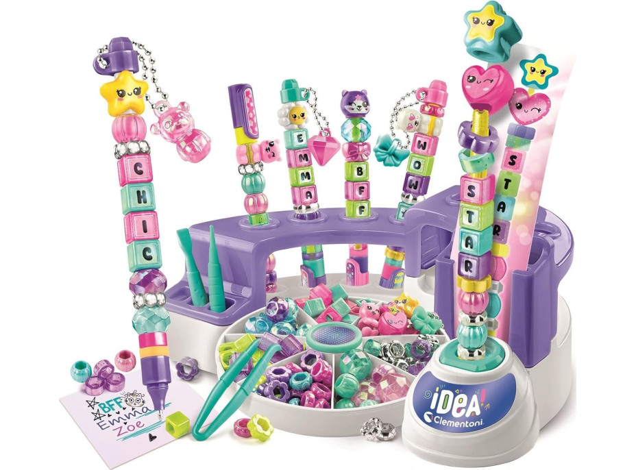 CLEMENTONI IDEA Kreativní sada Laboratoř pro výrobu per s písmenky