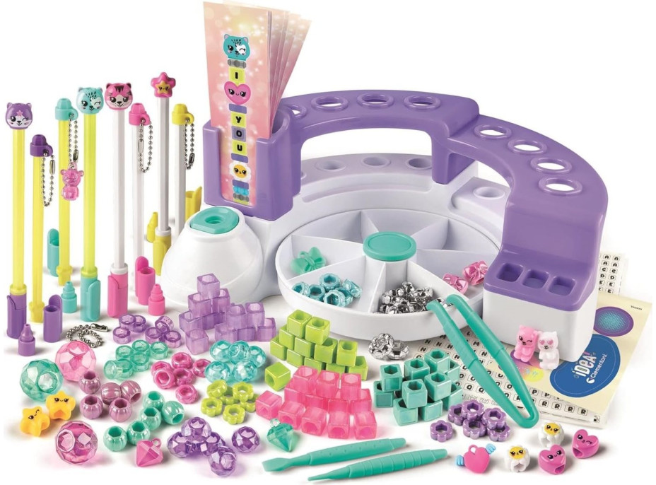 CLEMENTONI IDEA Kreativní sada Laboratoř pro výrobu per s písmenky