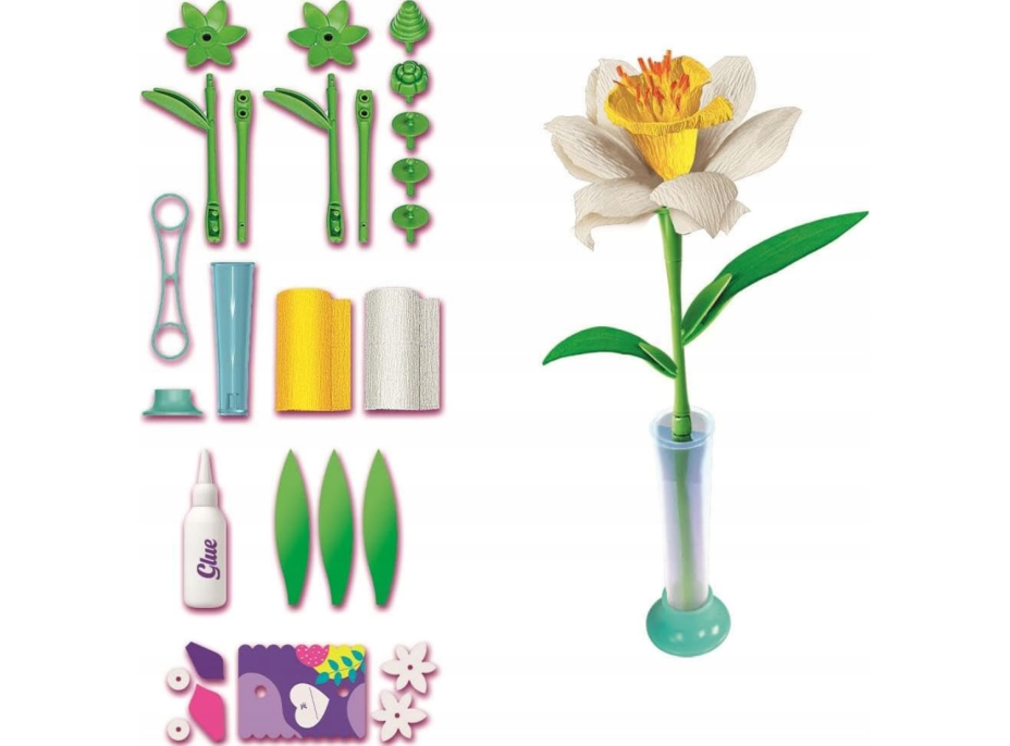 CLEMENTONI IDEA Květinová továrna: Narcis