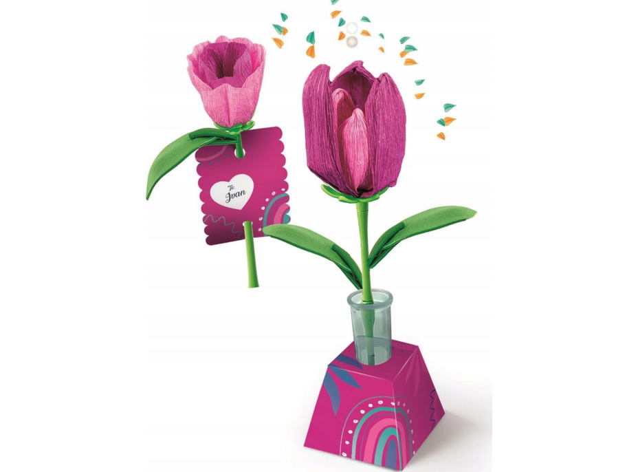 CLEMENTONI IDEA Květinová továrna: Tulipány