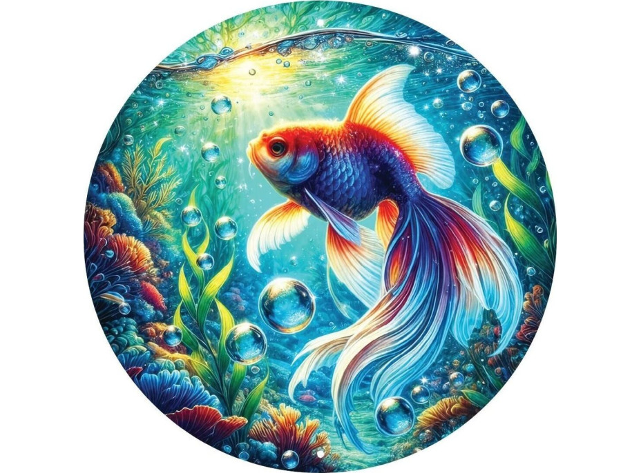 ART PUZZLE Kulaté puzzle Akvárium 570 dílků