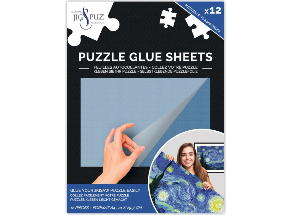JIG&PUZ Lepicí fólie na puzzle pro 2000 dílků