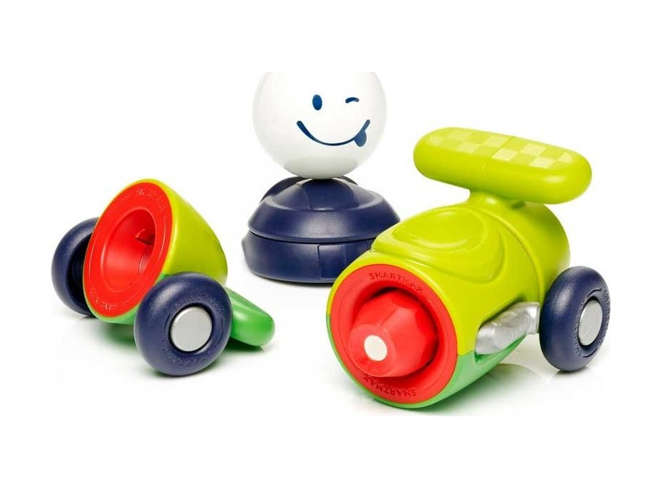 SMARTMAX Magnetická stavebnice Moje první auto 5 dílků