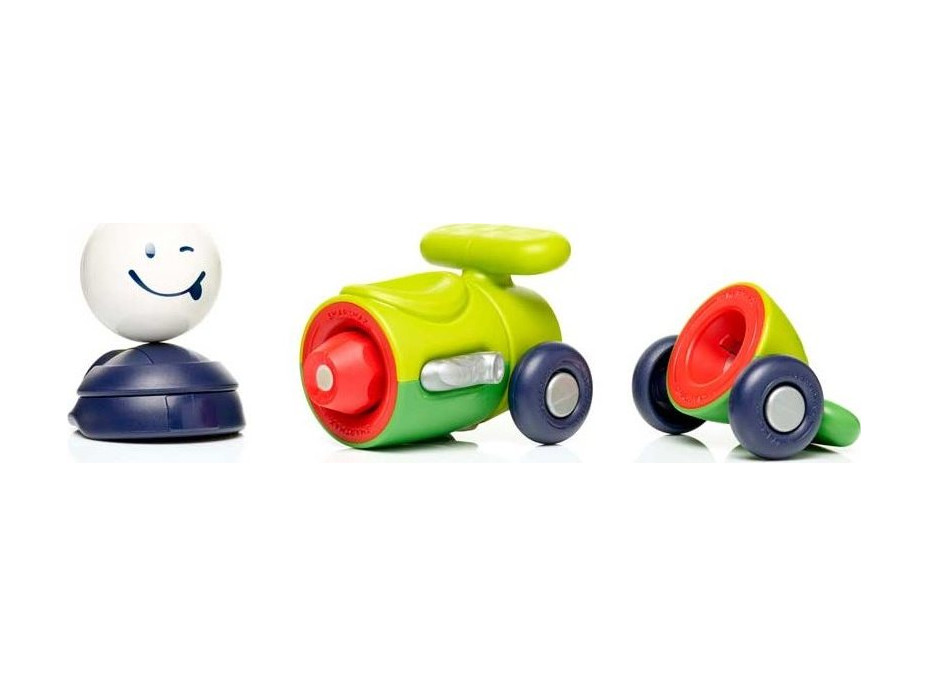 SMARTMAX Magnetická stavebnice Moje první auto 5 dílků