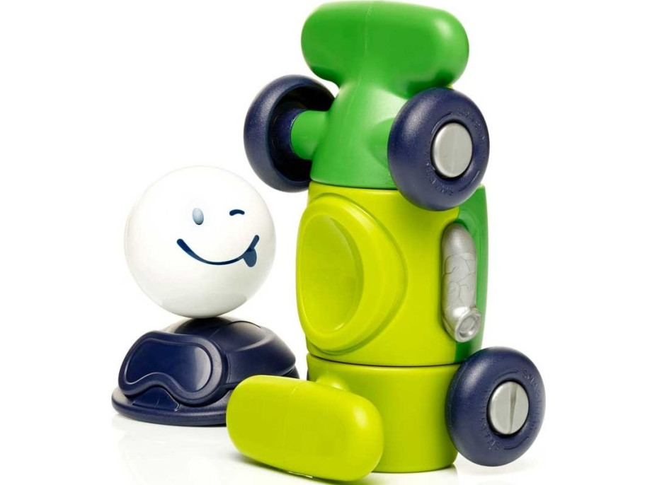 SMARTMAX Magnetická stavebnice Moje první auto 5 dílků