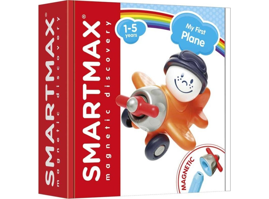 SMARTMAX Magnetická stavebnice Moje první letadlo 5 dílků