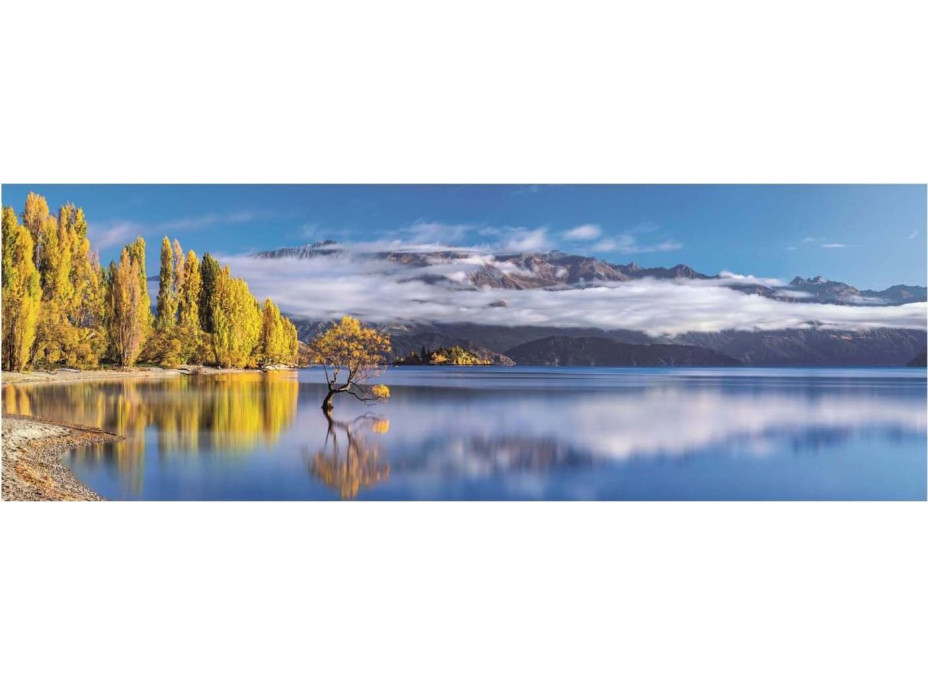 CLEMENTONI Panoramatické puzzle Zlaté odrazy jezera Wanaka 1000 dílků